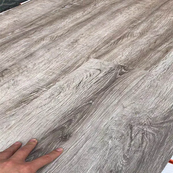 Bathroom moisture-proof embossed 150X920mm X4mm ethylene based recycled material PVC click floor SPC click floor