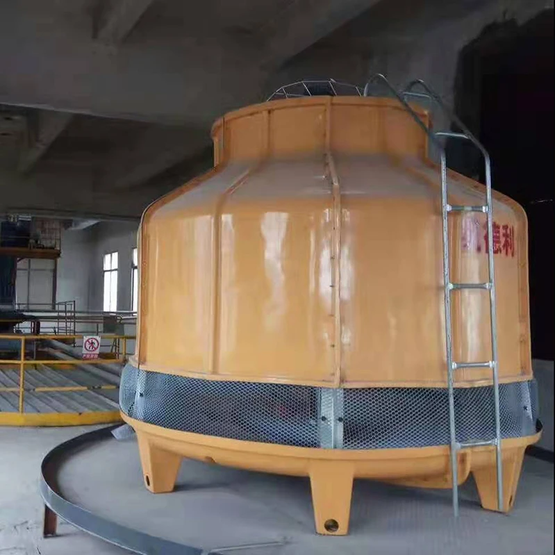 100ton High Temperature Round Counter Flow Small Water Cooling Tower Infill For Chiller