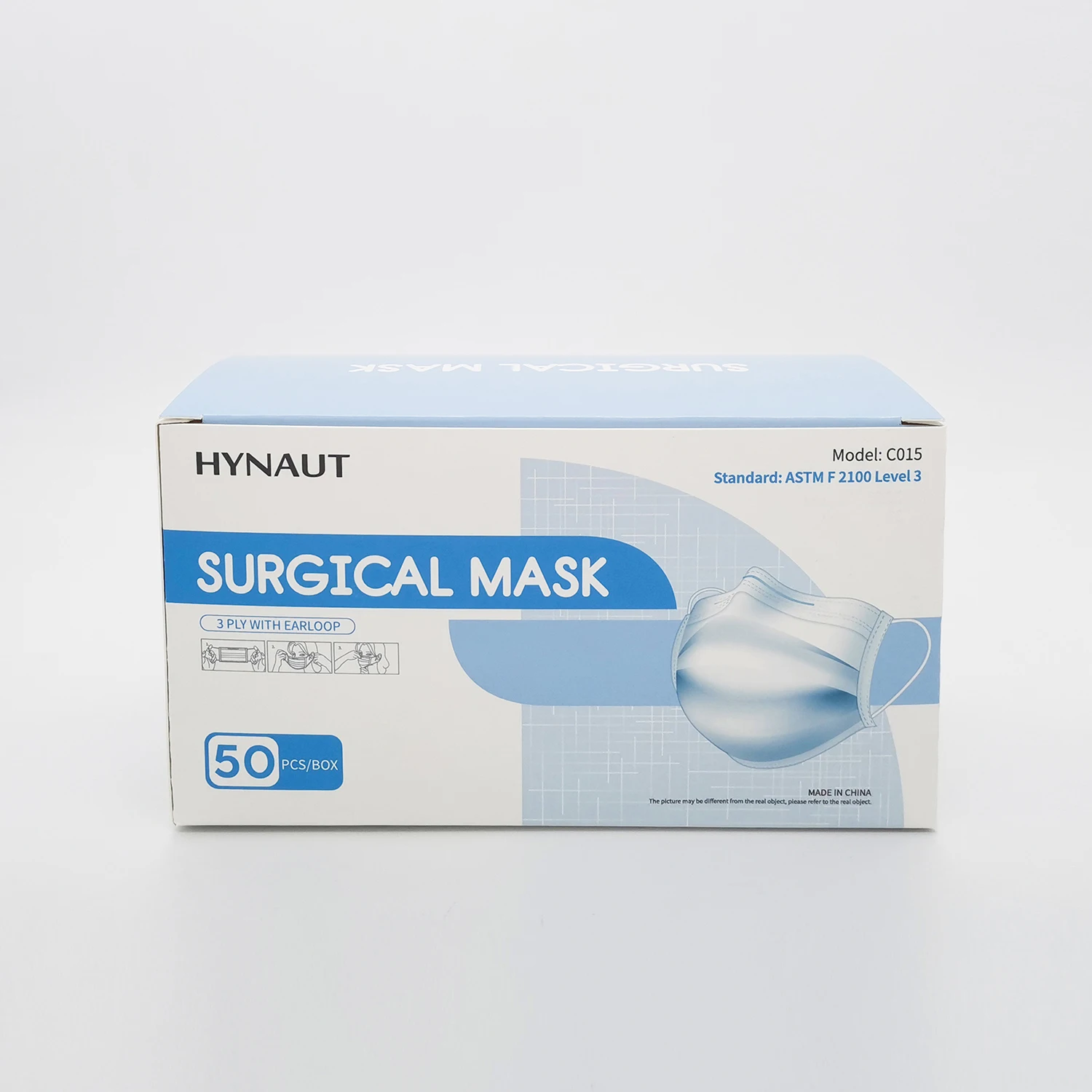 OEM Disposable Surgical Lace up  Face Mask ASTM level 3 disposable surgical face mask medical mask tie up BFE 99%
