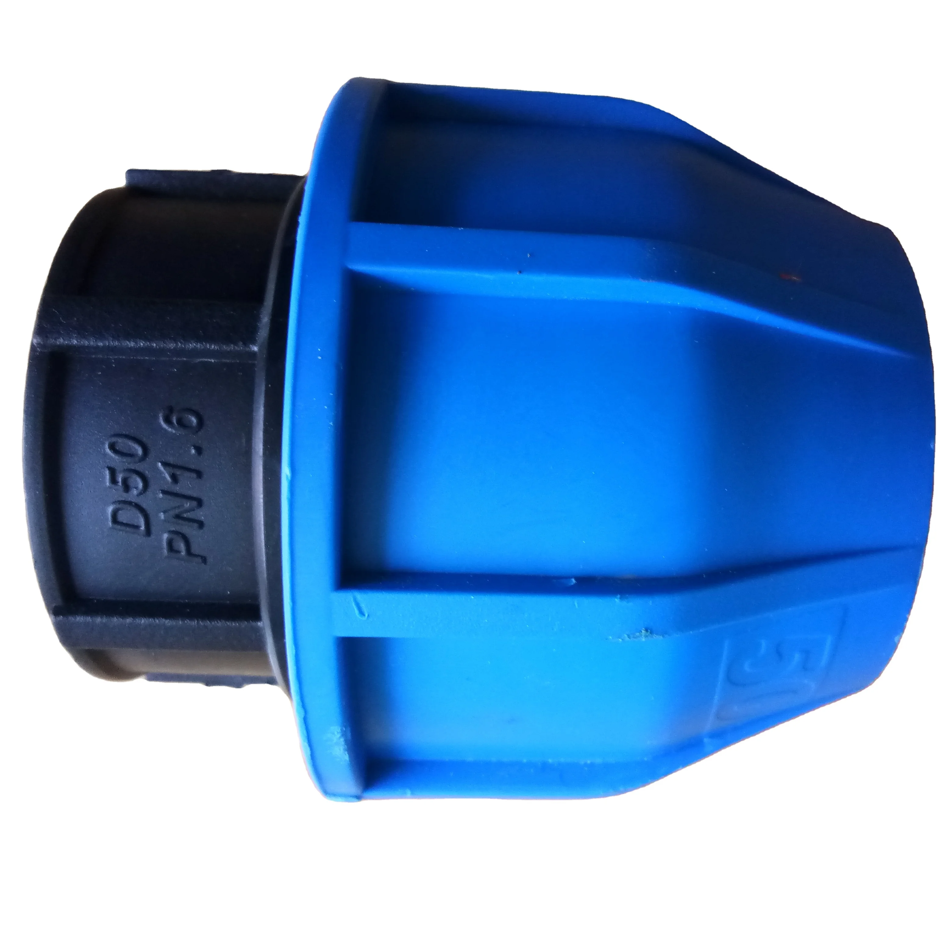 Plastic pipe fitting 16 bar PN16 compression tee elbow PP PE fitting