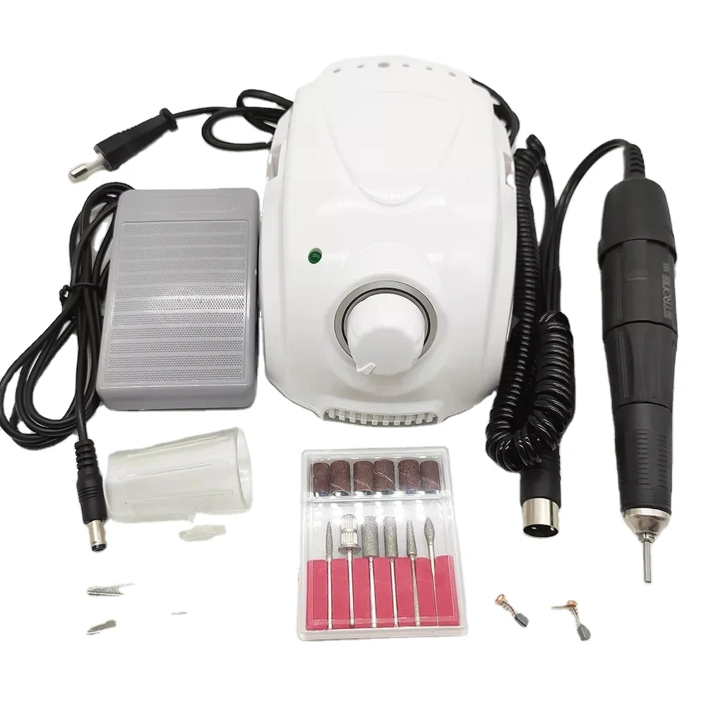 Маникюрная машинка мощностью 65 Вт электрическая Ручка 35K 102L для маникюра и педикюра инструменты ногтей