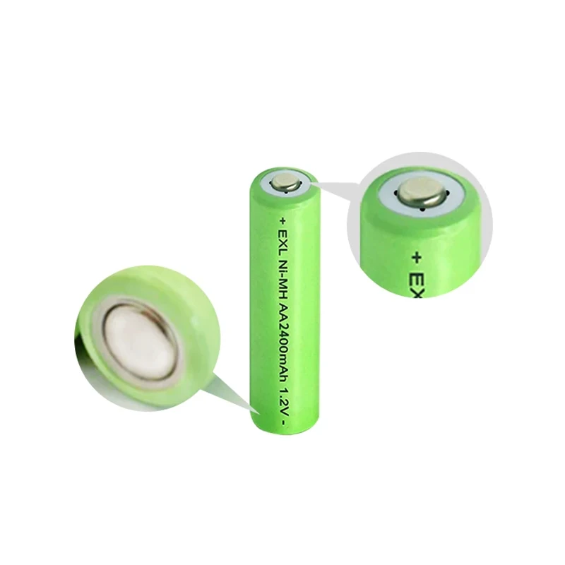 Customized  Designed Rechargeable Cylinder Shape No. 5 Ni-MH AA Battery Pack