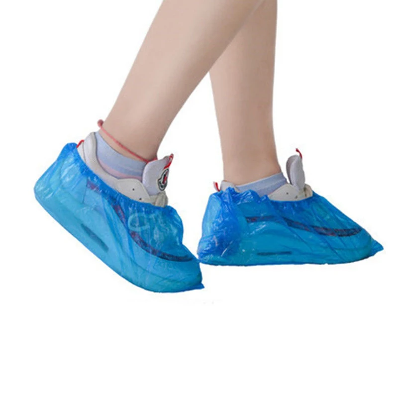 
One-time Use PE CPE Shoes Cover Waterproof Disposable Plastic Overshoes Hubei Xiantao 