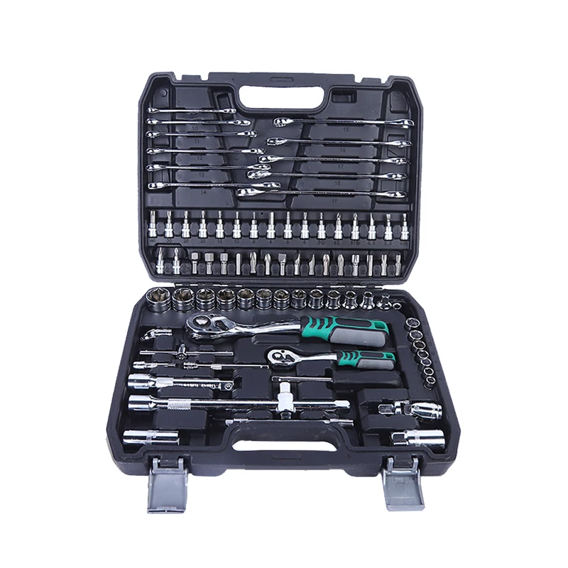 78PCS Car Combination Ratchet Torque Wrench Hand Tools Set Socket Spanner Tools Box