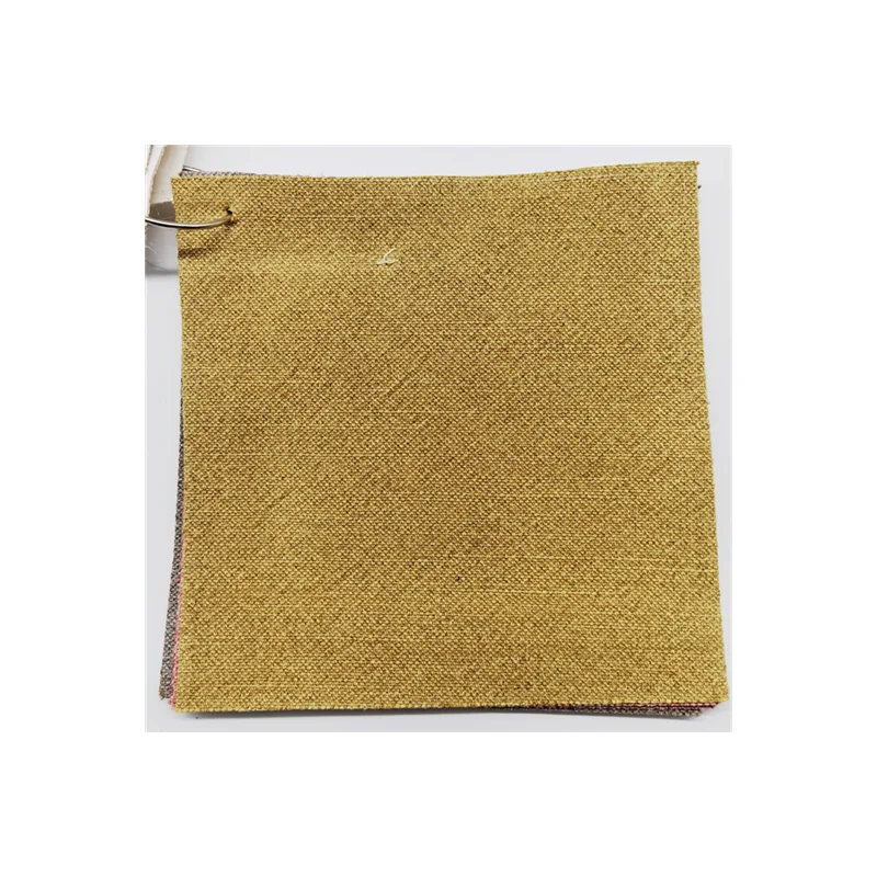 LXJX1877 2022 Plain Weave Fabrics Black Natural Flax Soft Fabric Textile 63% Cotton 37% Linen Sofa Fabric