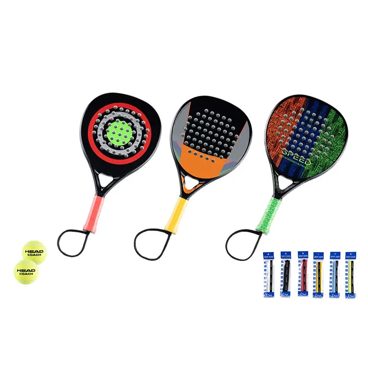 padel rackets supplier carbon fiber padel racket  palas de padel tennis racket oem