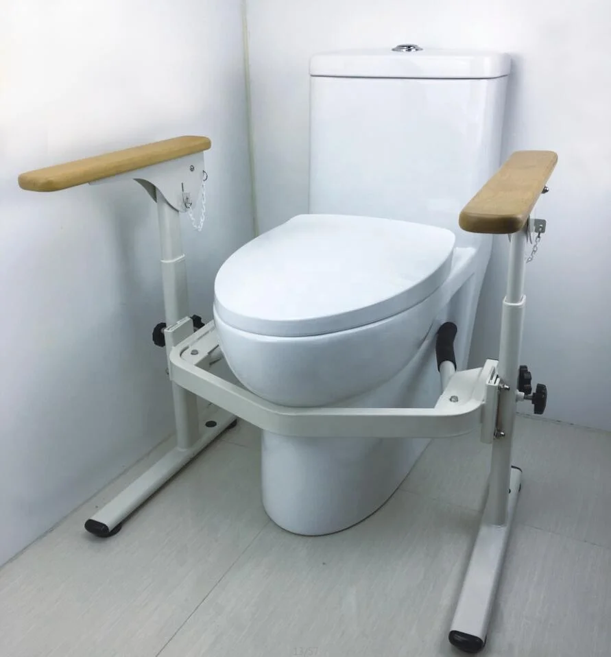 Stainless Steel Economic Hospital Home Bathroom Chair DisabledToilet Seat Adjustable Shower Chair Frame Elderly Care Products