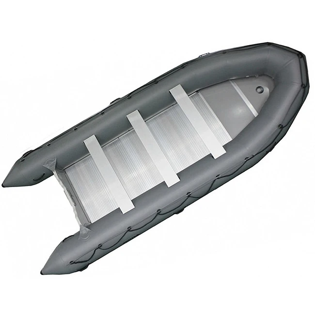18ft A550 CE PVC/Hypalon Inflatable Boat With Aluminum Floor For Fishing