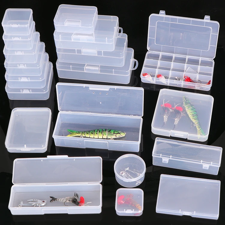 SUNSHING Clear Plastic Box Rectangular Box Screwdrivers Bits Tools Packing Storage Cases Container For Craft Jewelry Fishing