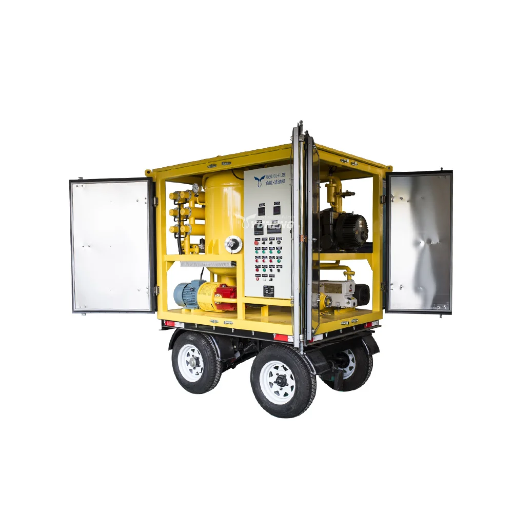 For Power Transformer High Performance Vacuum Transformer Oil Purifier