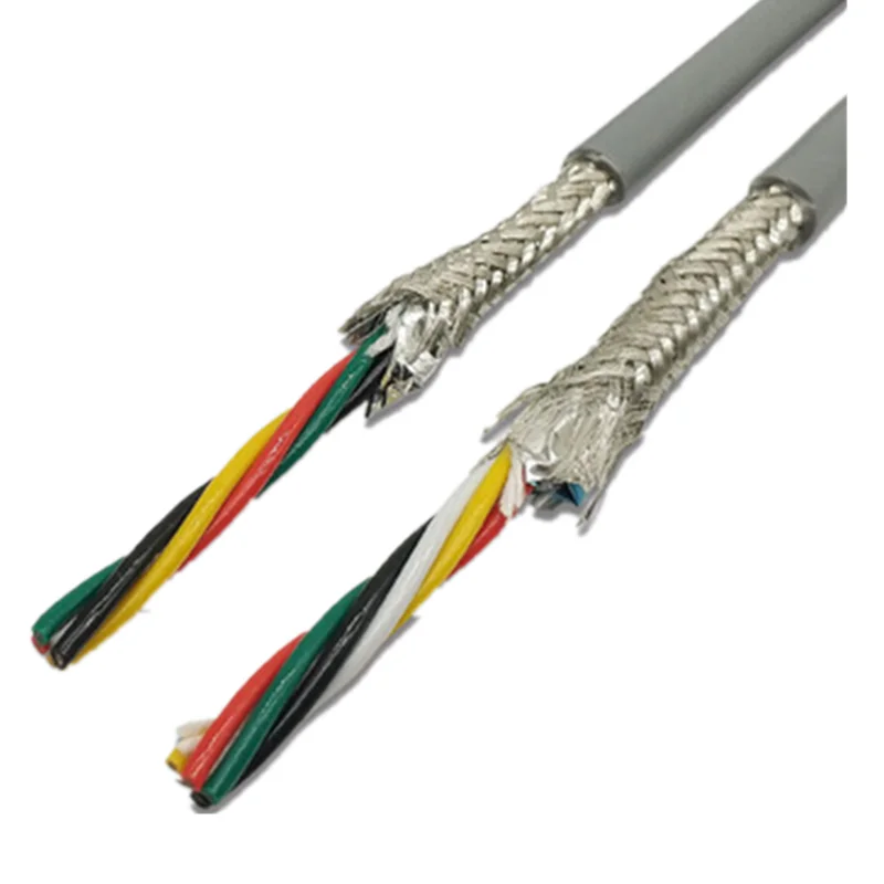 High flexible drag chain cable shield wire TRVVP2 3 4 5 core 0.150.20.3 flexural encoder signal cord