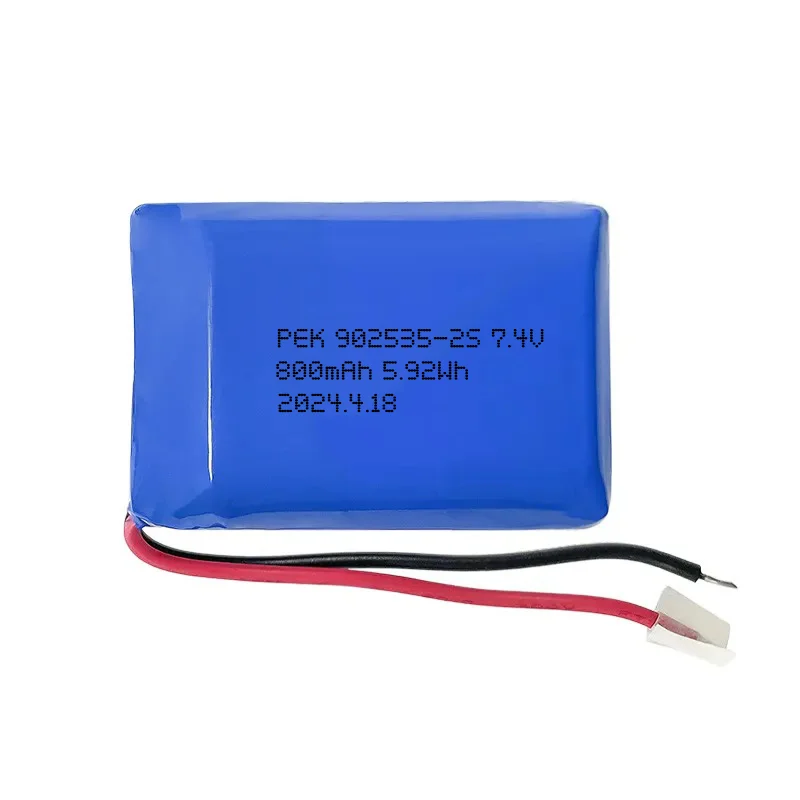 PEK 902535-2S 800mAh 7.4V GPS Navigation Devices Portable Mini Fridges Good Compatibility High Charging Efficiency