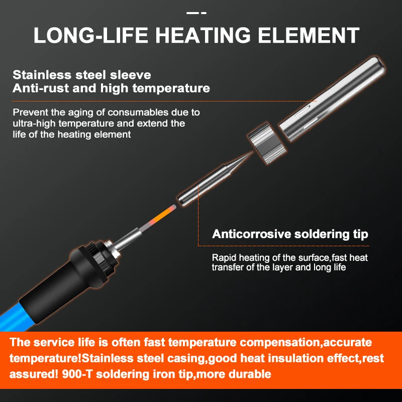 Zhongshan oem odm services supports 60w home use rework micro soldering iron