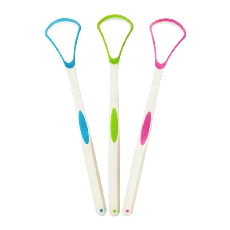 Tongue Scraper Stainless Steel Tongue Cleaners 100% BPA Free Fresher Tongue Tools Healthy Oral Hygiene Brushes