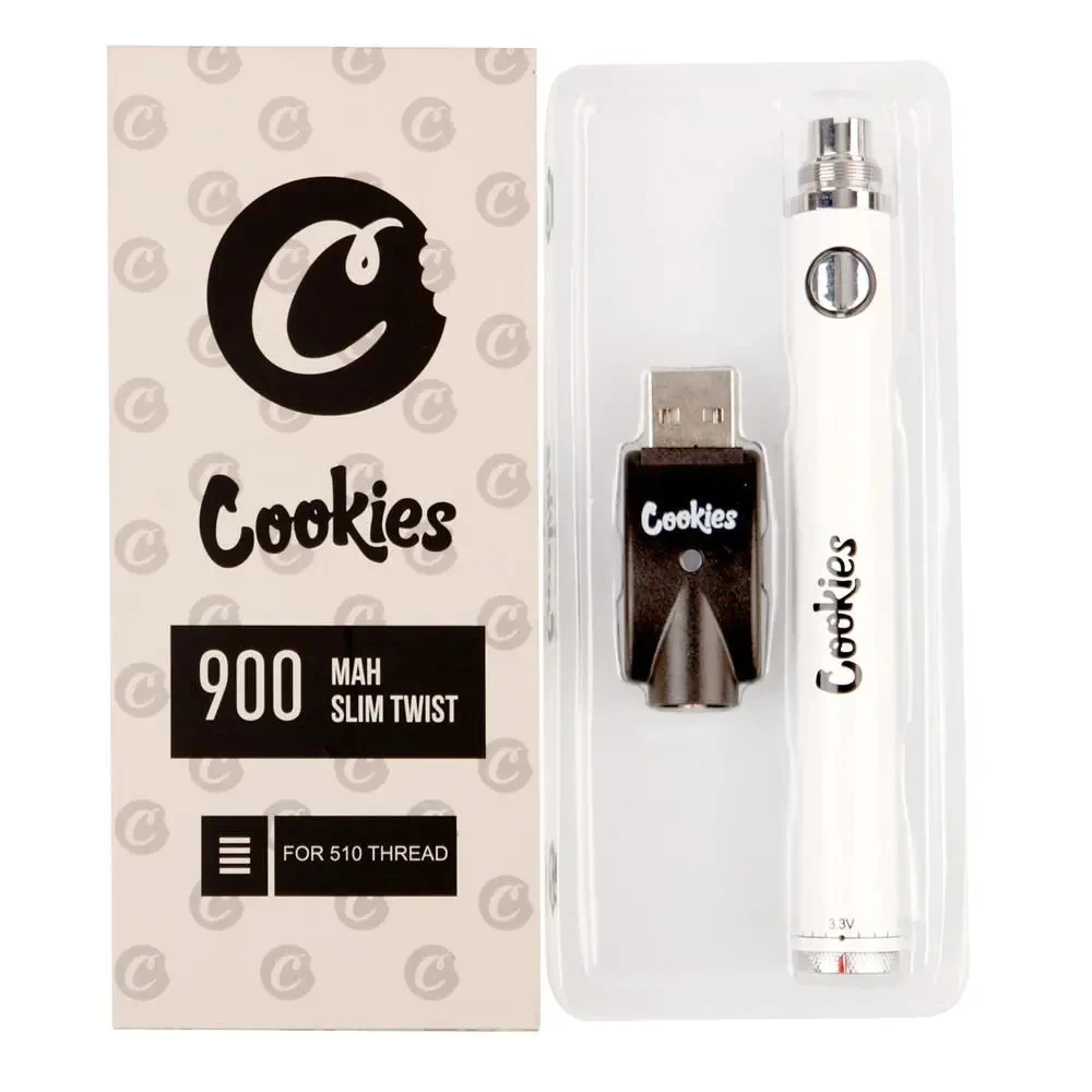 Cookies vape pen preheating 350mAh 900mAh adjustable voltage  Micro Usb cart  510 thread with high quality