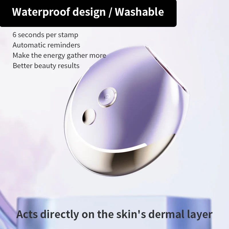 Home Use LED PDT Stamped Radio Frequency Skin Firming Face Tightening EMS RF Beauty Device