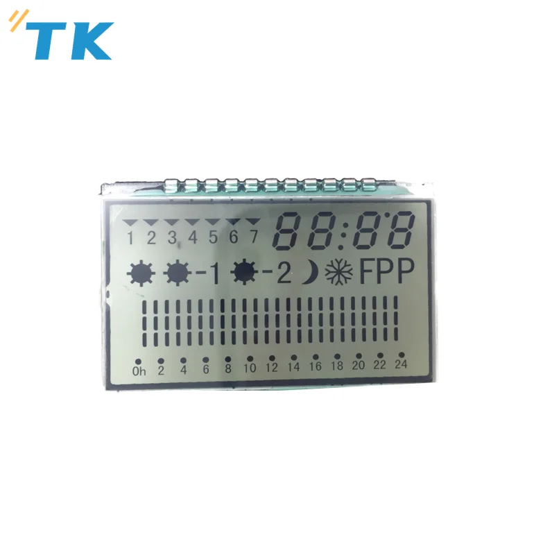 Custom 7 Segment TN HTN type simple LCD display screen for electric meters