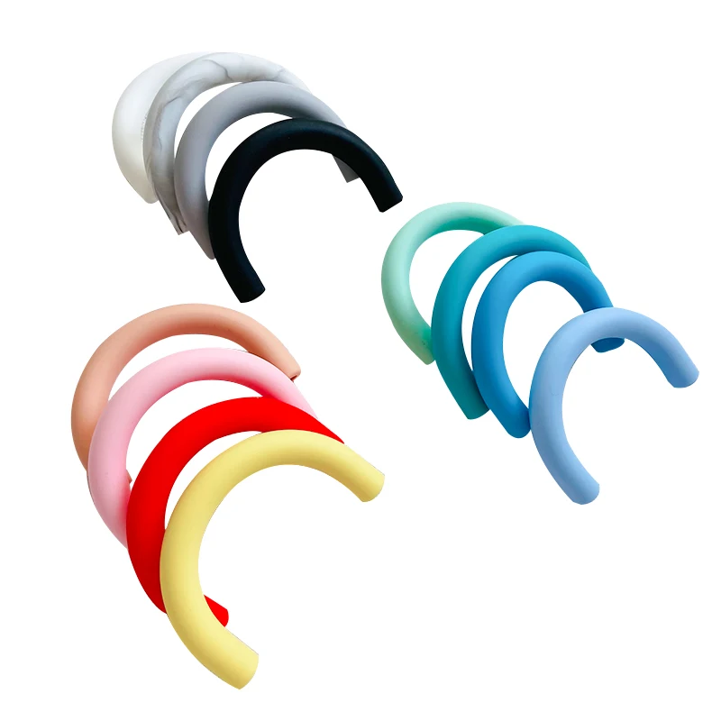 Wholesale Custom U Tube Shape Silicone Teething Toys Accessories BPA Free Soft Silicone Baby Teether for Children