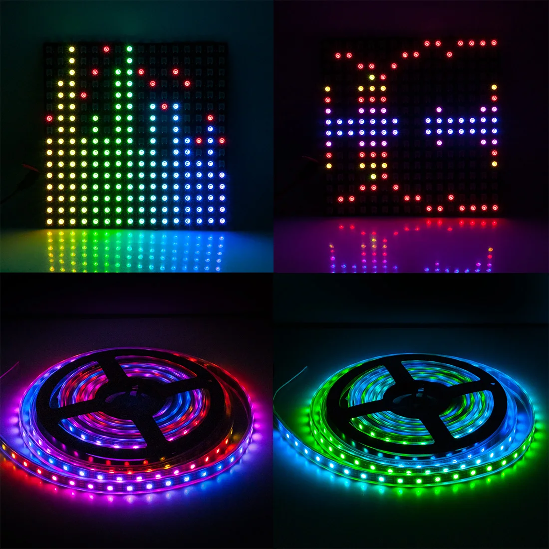 SP107E DC5V-24V Music LED Controller full color RGB SPI Control by phone APP for 2812 2811 1903 LED Strip Light Tape