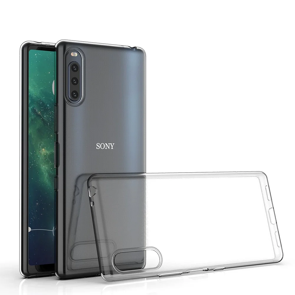 Transparent Case For Sony Xperia L4 XZ4 XZ3 XZ2 XZ1 Compact XZ Premium X Performance Xperia 1 8 Phone cover Cases