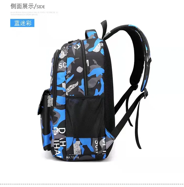2022 hot selling  school bags for boys waterproof high class student  bagpack school bag practical backpack school bag boy