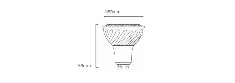 
Savia Led Cob Bulb 220v 5w Gu10 Light Holder Beam Angle 15 24 40 60 100 For Spotlight/Downlight/Pendant Light 