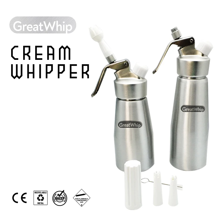 Greatwhip Dessert Tool Whipped Cream Charger Aluminum Whip It Cream Charger Dispenser