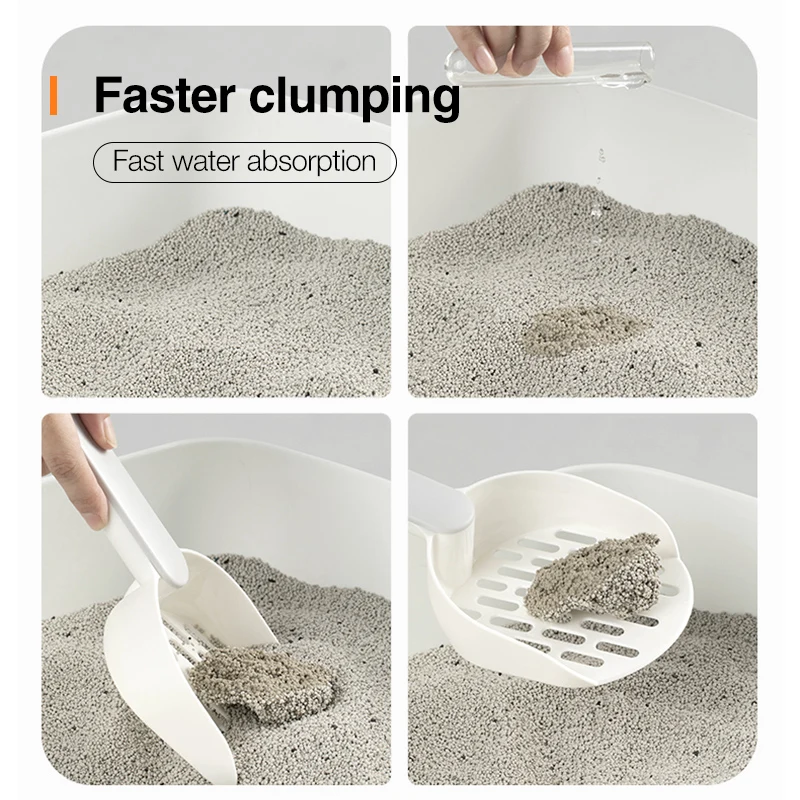 China factory Premium Natural Sodium Cat Sand Lavender Scent  Clumping Bentonite Cat Litter