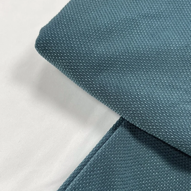 High Quality 93% Polyester 7% Elastane Fabric Stretch BirdEye Mesh Fabric for T-Shirts and Swimwear