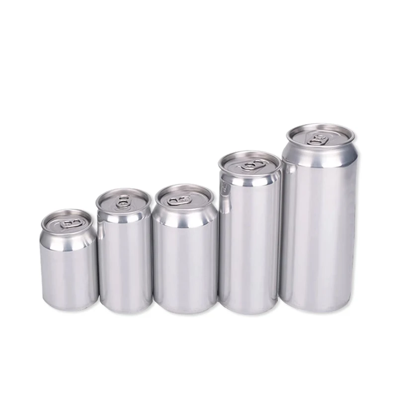 aluminum cans for soft drinks tin can 330ML PET  sealing machine with lid 500ML milk tea can with