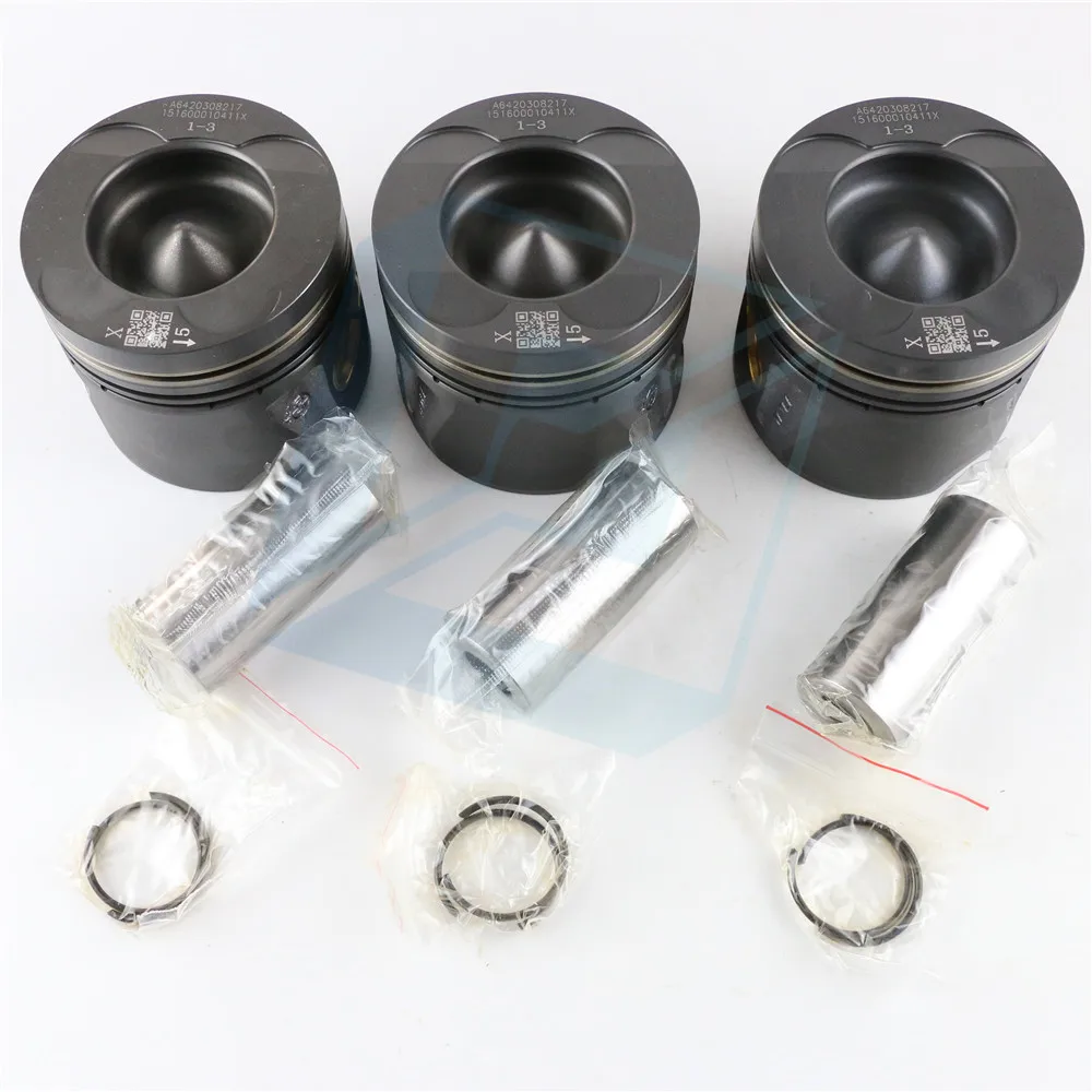 Бесплатная доставка Поршень двигателя Ben z OM642 OM642.826 6420307617 6420308217 A6420308217 A6420302018 W166 X166 12-18