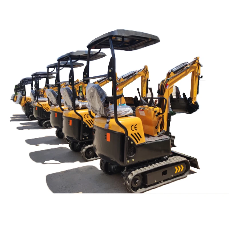 loading bucket 1 tone digger  vicsec mini excavator attachments   digger machine