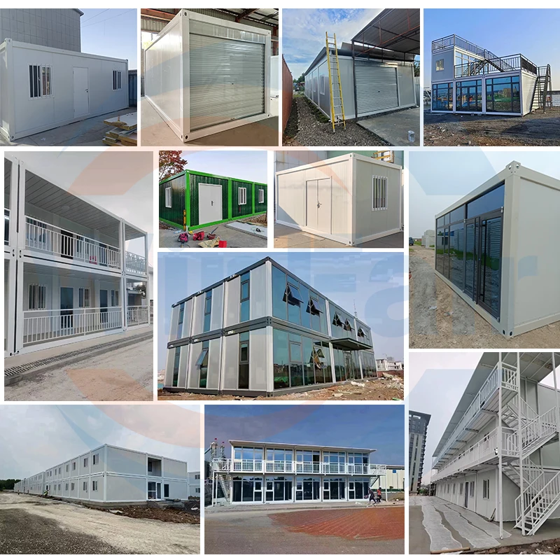 WinFair Luxury Foldablehouse Habitaflex Common Villa Hotel Warehouse Trade Portable Foldable Folding Container House