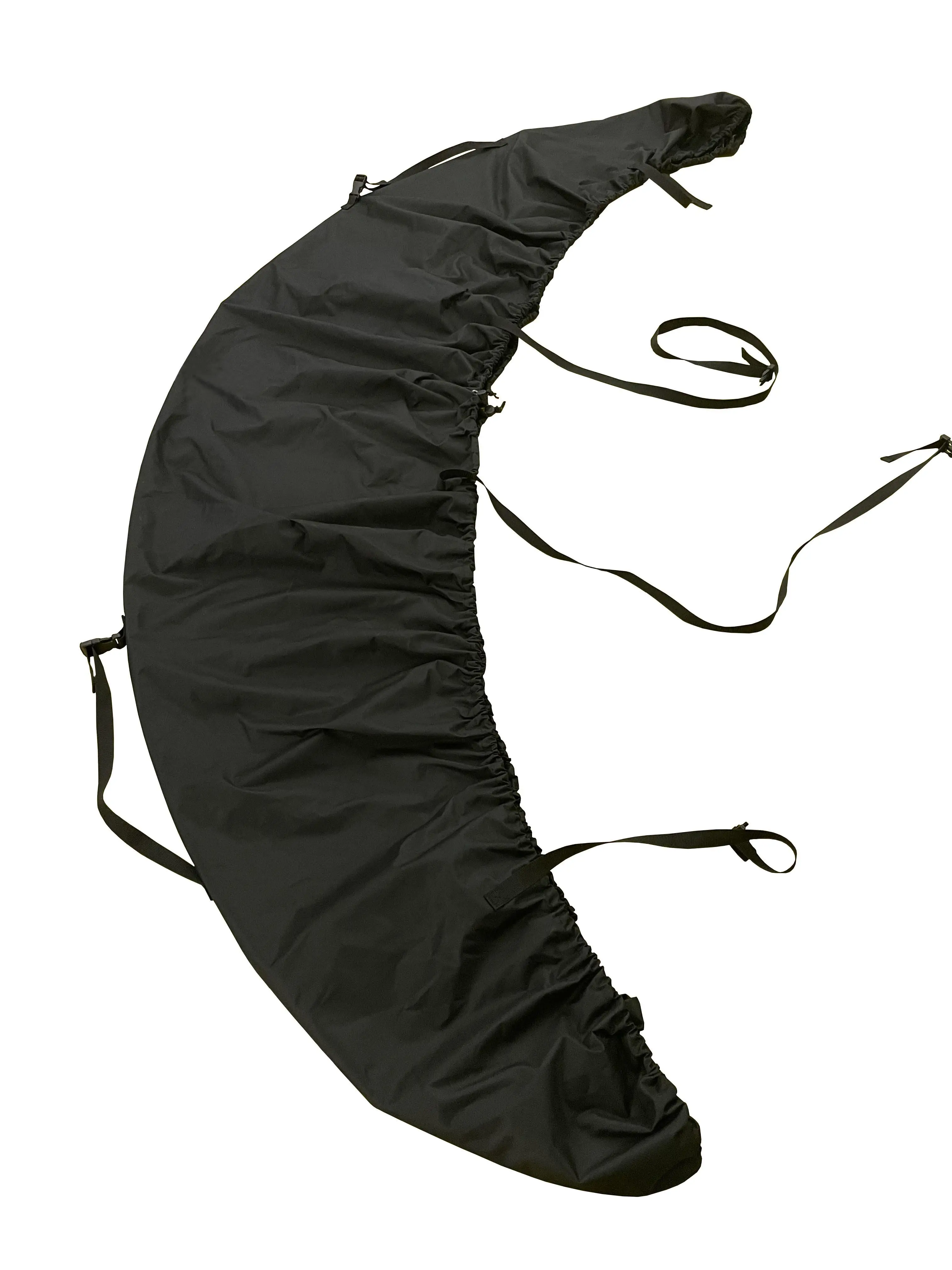 600D PVC Coating Oxford Kayak Cover with All Black Waterproof OEM