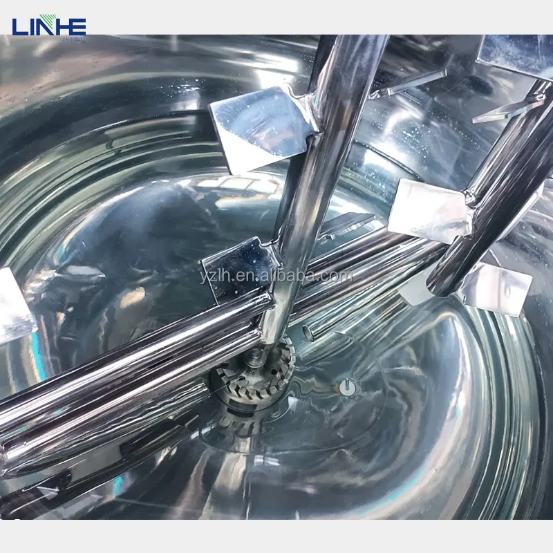 300l liquid soap cosmetic homogenizer mixer making machine liquid detergent mixer liquid chemical mixing tank