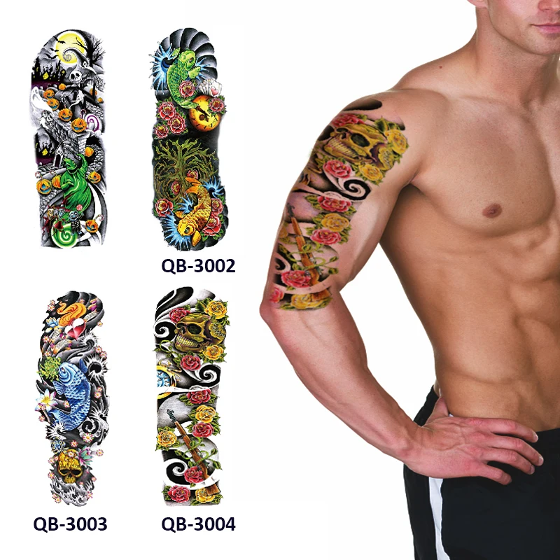 New beauty designs gold body sticker long lasting waterproof temporary sticker tattoo