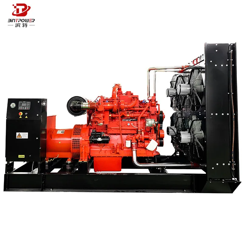 Weichai Cummins Yuchai 500kw Natural Gas Generator open for Sale