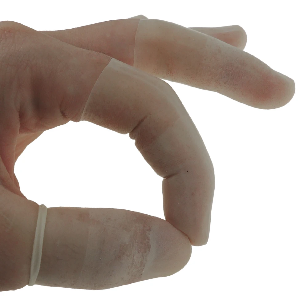 Super cheap medical transparent clean room finger cots