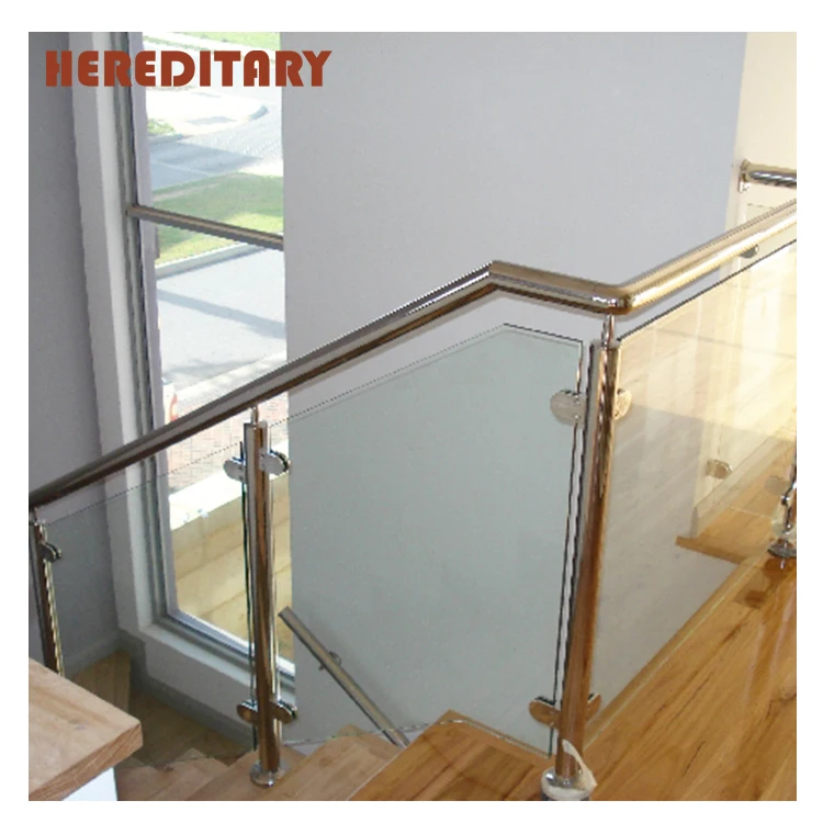 Exterior plexiglass railing guard rail for balcony system