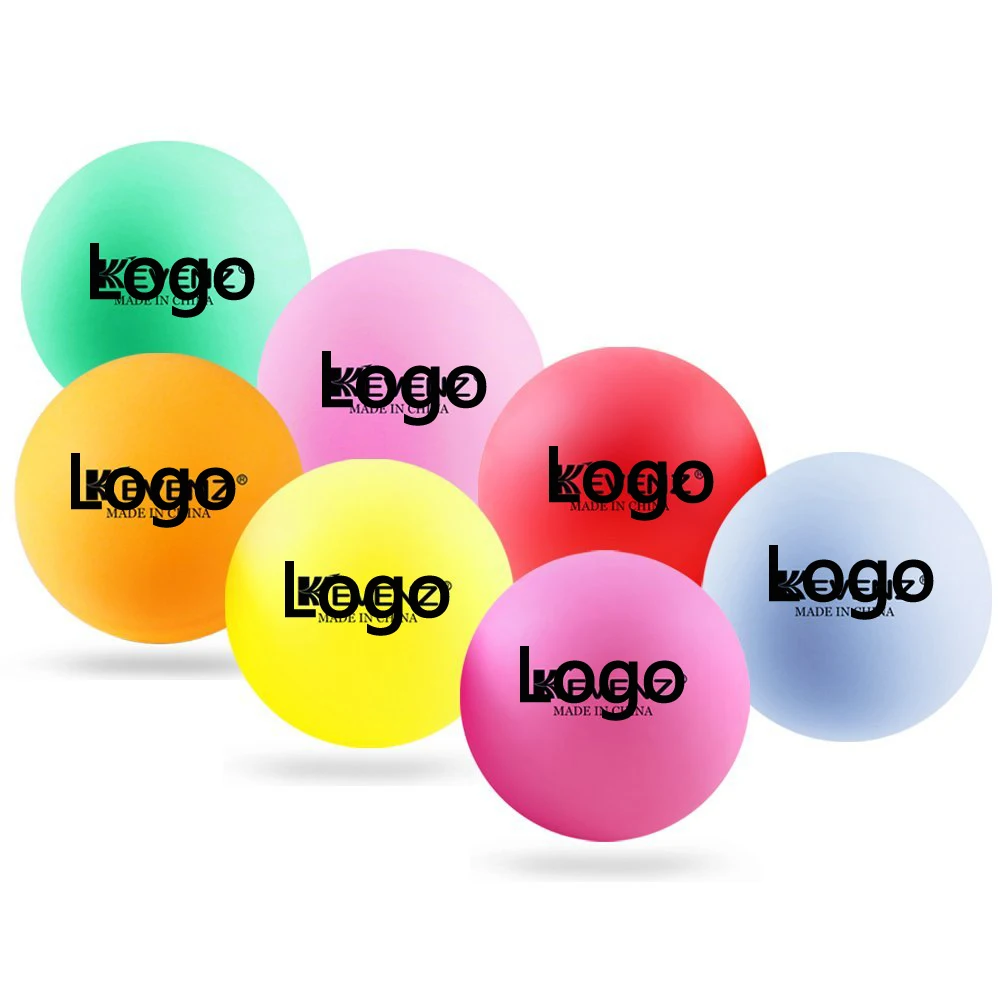 customized LOGO Wholesale Seamless PP Plastic PingPong Ball 40MM BeerPong Balls