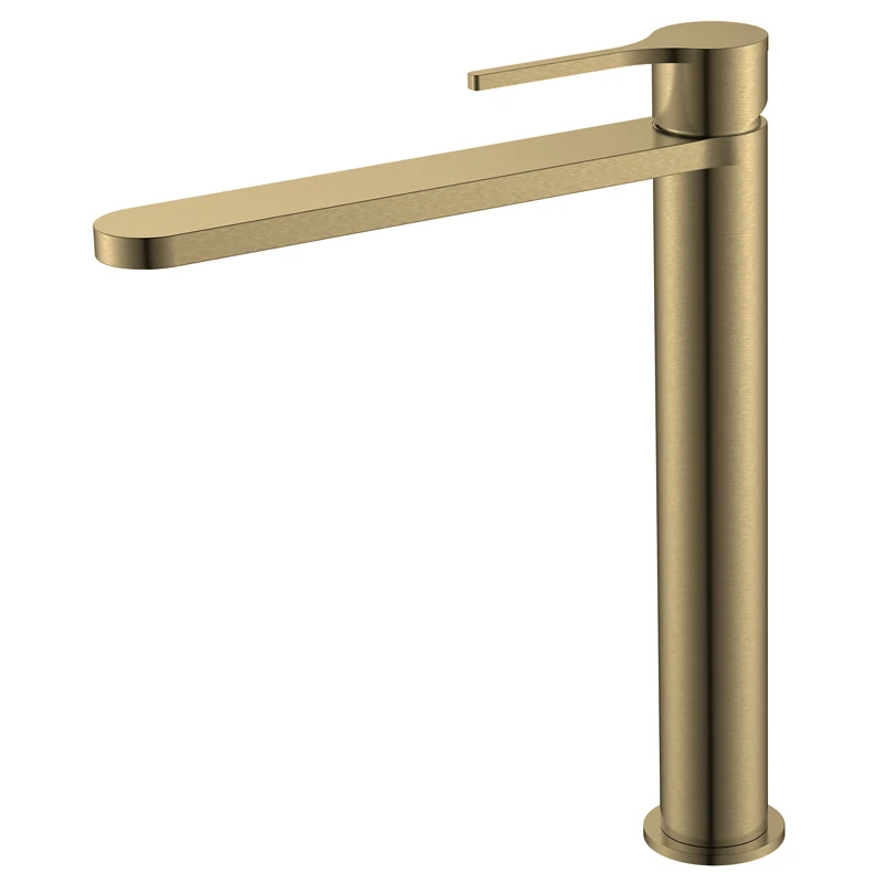 304 stainless steel single handle hot and cold water basin tap hotel bathroom wall basin faucet bathroom faucet