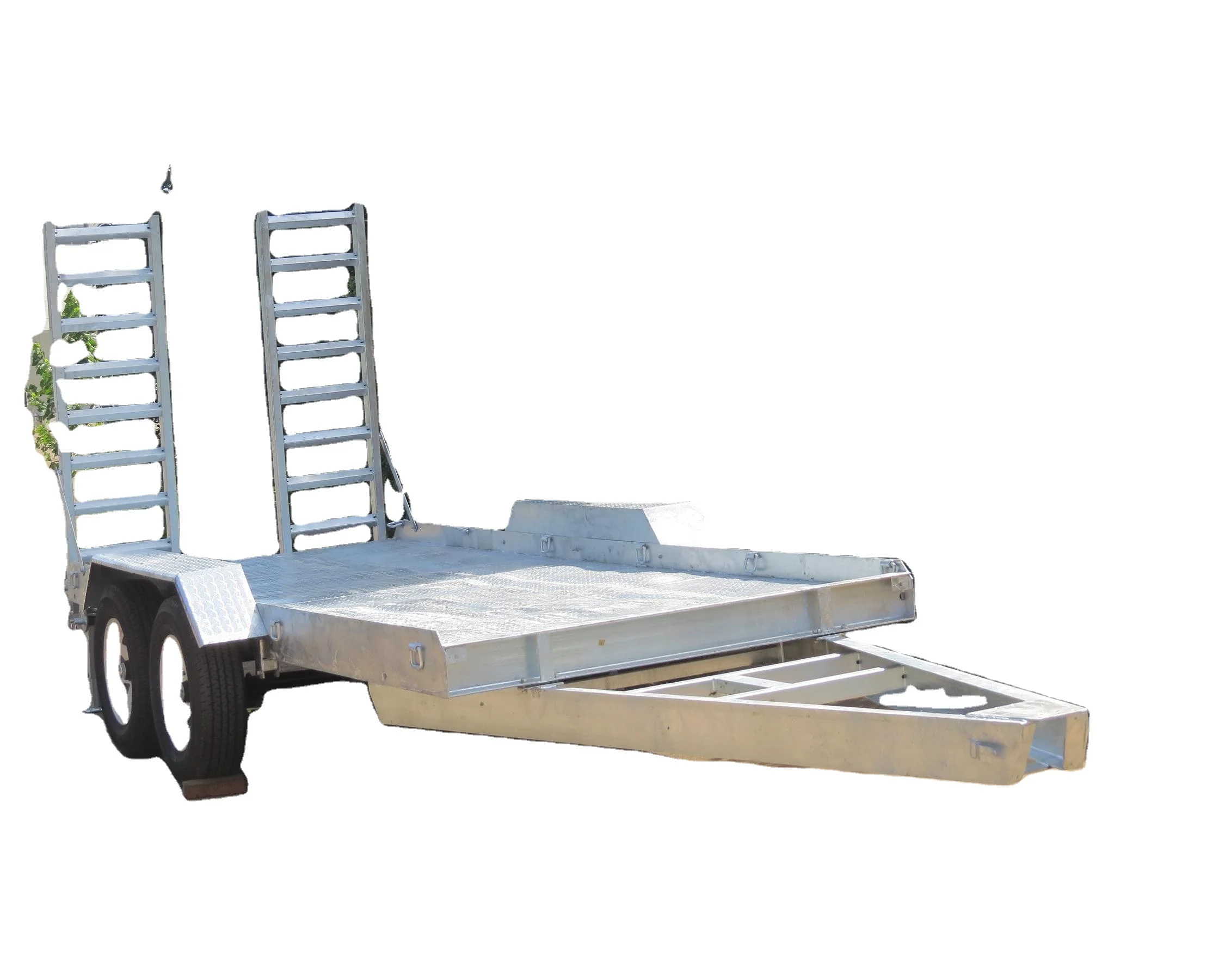 hot dipped galvanized 16x6ft Plant and Excavator trailer