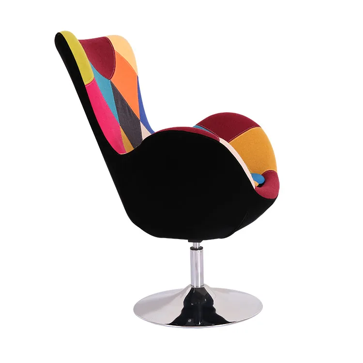 Мебель для гостиной, лоскутное вращающееся кресло в форме яйца, современное кресло-Авиатор