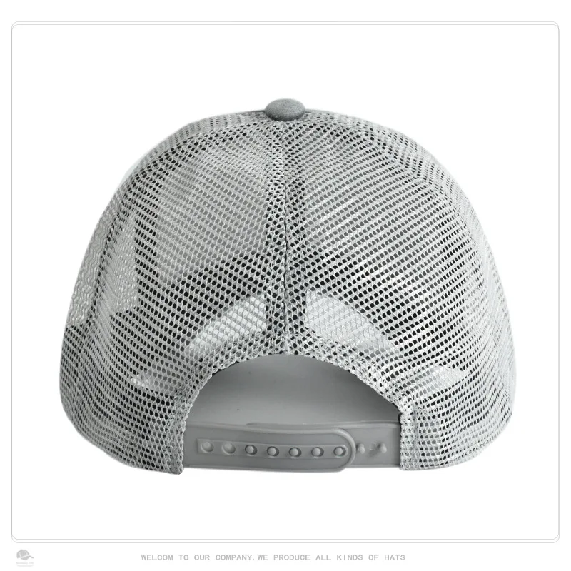 New vintage washed old sports cap edging light plate with holes fashionable mesh outdoor shade baseball caps for adults