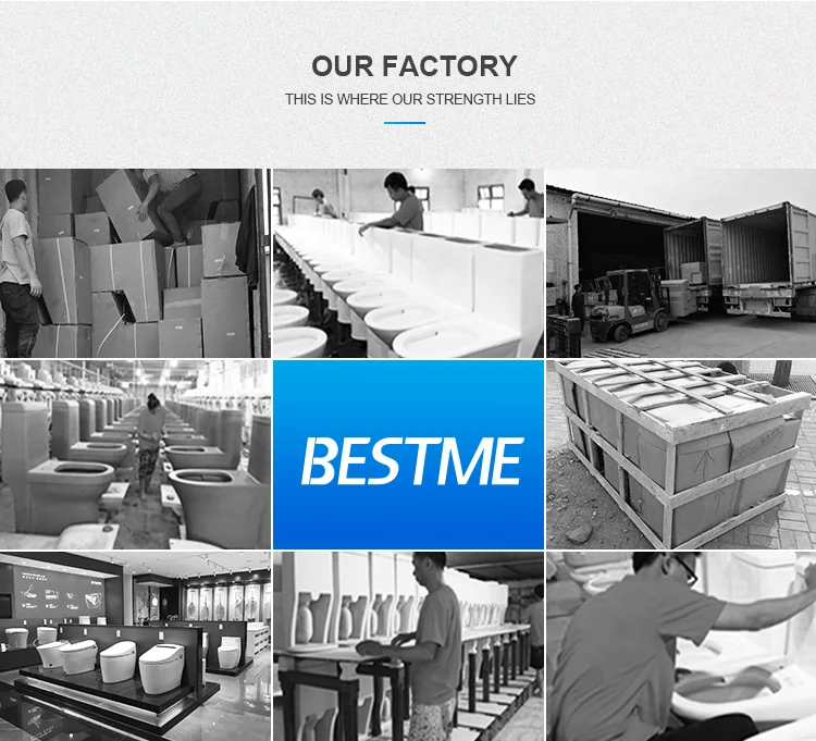 White and black PP Material Toliet Cover One Piece ceramic Toilet Seat Ceramic Floor Mounted Water closet Comode toilet