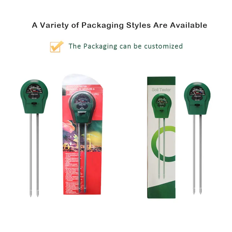 Best selling Factory Digital 4 in 1 Soil Moisture Sensor Meter LCD Display Temperature Moisture Sunlight Ph Soil Meter