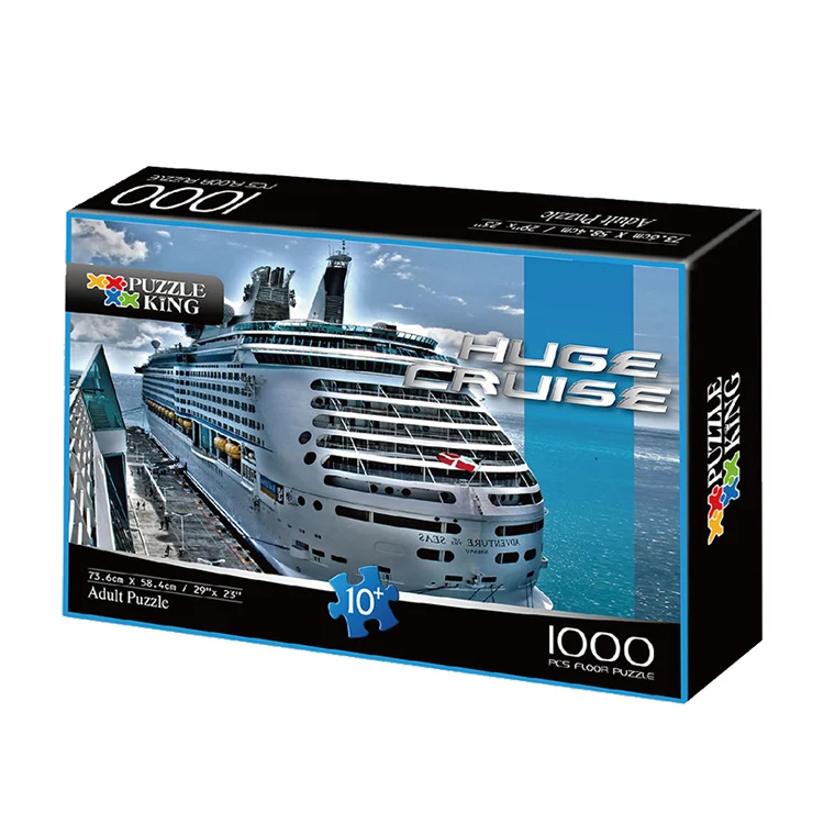 Adult puzzle games 1000 piece jigsaw puzzles custom made cardboard paper jigsaw puzzles 1000