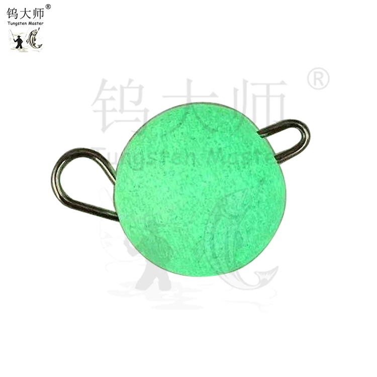 20years Fishing Accessories Factory Direct Supplies Wholesale Tungsten Fluorescent Coating Cheburashka Fishing Weights
