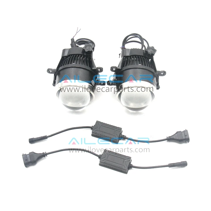 J30S signal reflector 35w led fog light bi projector lens headlamp