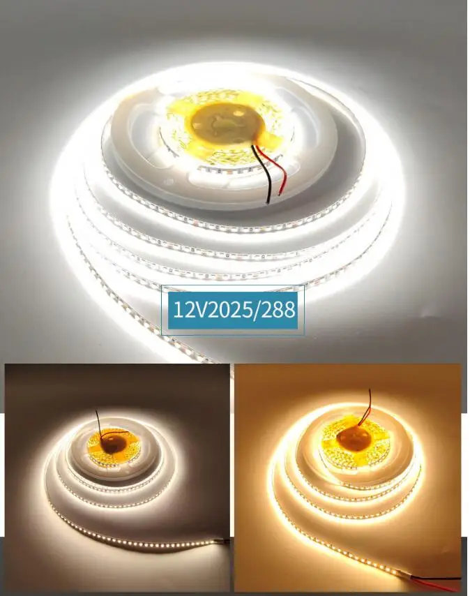 2025 гибкая светодиодная лента 5 м 420 светодиодов/м 24 В 3000 К белый 4000 6000 линейная подсветка IP67 12 вход